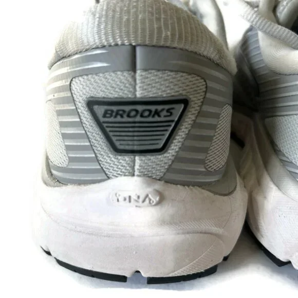 Brooks Addiction 14 Womens Pre-owned Two Tone Gray Running Sneakers - sz 8.5 EE - Picture 6 of 8